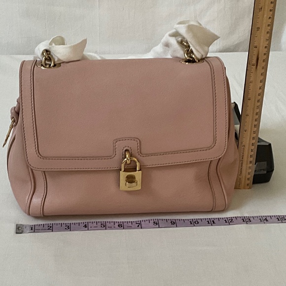 DOLCE & GABBANA Padlock 2-Way Flap Satchel Pink - Picture 15 of 16